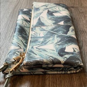 Tropical leaves Clutch Bag